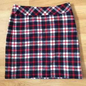 Talbots plaid skirt